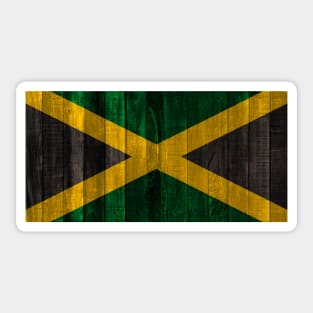 Flag of Jamaica - Wood Sticker